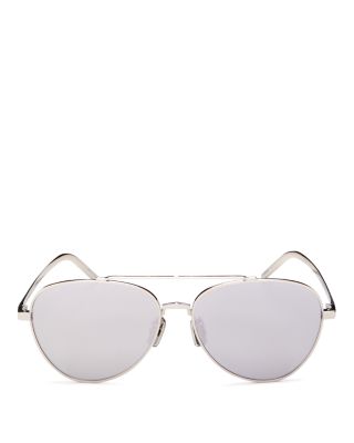 givenchy brow bar aviator sunglasses