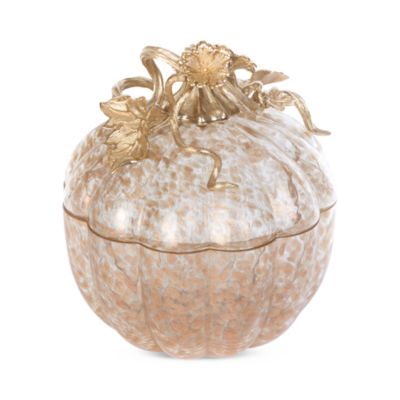 Erin Leaf & Vine Large Gilded Glass Jar