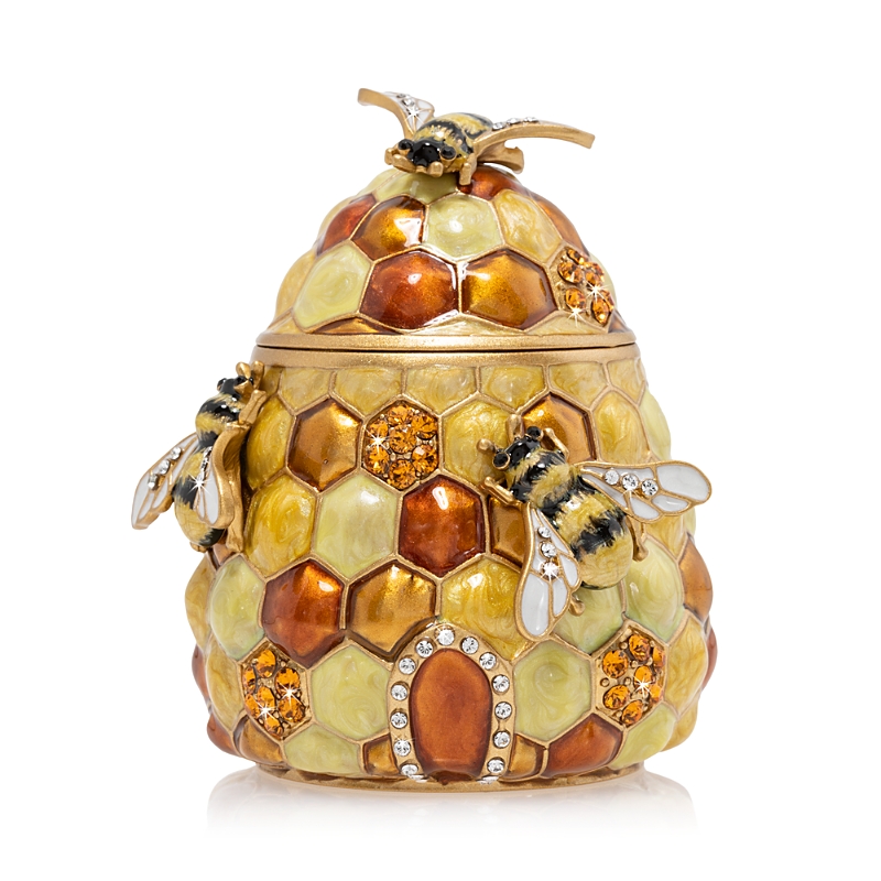 Jay Strongwater Beehive Box In Natural