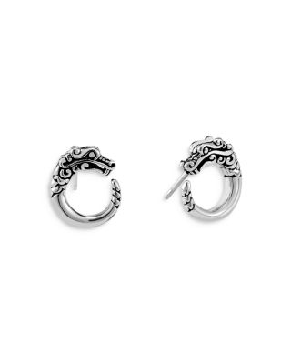 Sterling Silver Legends Naga Stud Earrings