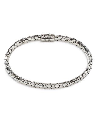 Sterling Silver Dot Small Chain Bracelet