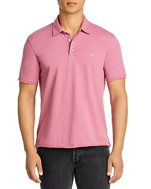 Rag & Bone Principal Jersey Polo In Blush Pink