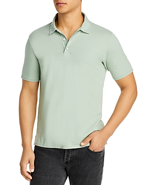Rag & Bone Principal Jersey Polo In Jade