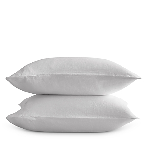Aqua Linen King Pillowcase, Pair - 100% Exclusive In Snow White