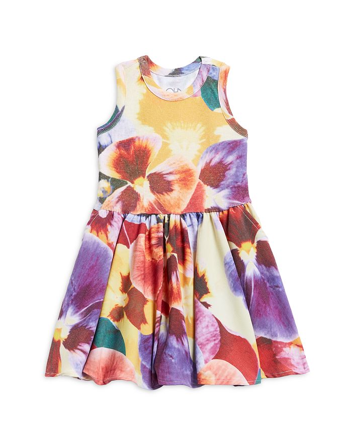 CHASER Girls' Floral Print Tank Twirl Dress - Little Kid, Big Kid ...