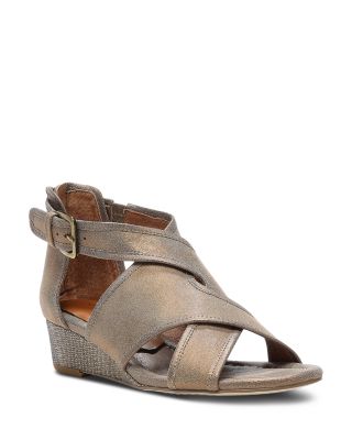 Vivica Criss Cross Wedge Sandals 