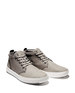 Timberland Davis Square Mid Top Chukka Sneaker In Steeple Gray