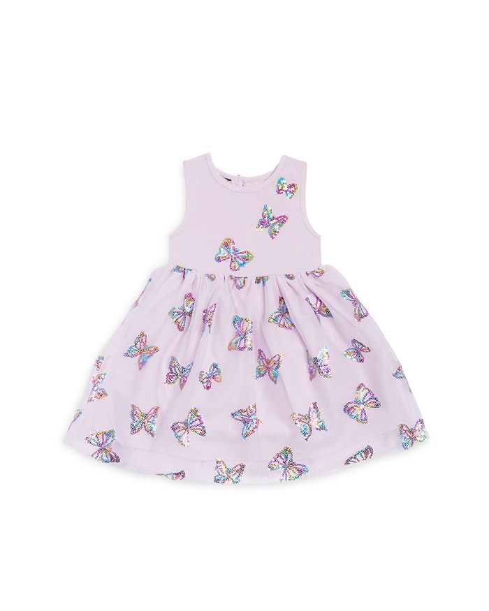 Pippa Julie Girls Rainbow Sequin Butterfly Tutu Dress Little