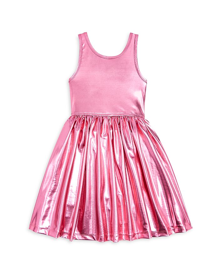 Pink Chicken Girls' Liza Lamé Party Dress - Little Kid | Bloomingdale's