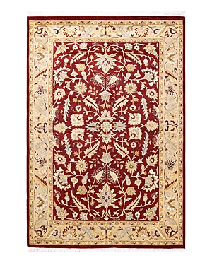 Bloomingdale's Mogul M1444 Area Rug, 4'3 X 6'3 In Red