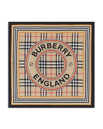 Burberry Montage Print Silk Square Scarf | Bloomingdale's