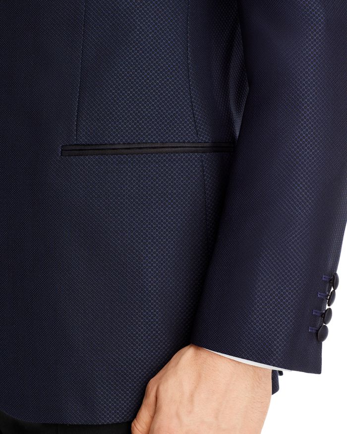 Textured Weave Classic Fit Dinner Jacket