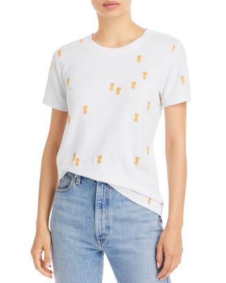CHASER Embroidered Pineapples Tee - 100% Exclusive | Bloomingdale's