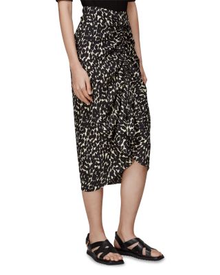Whistles - Sahara Cat Ruched Skirt