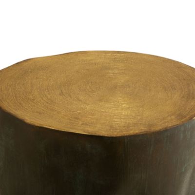 Etched Brass Stool, Medium