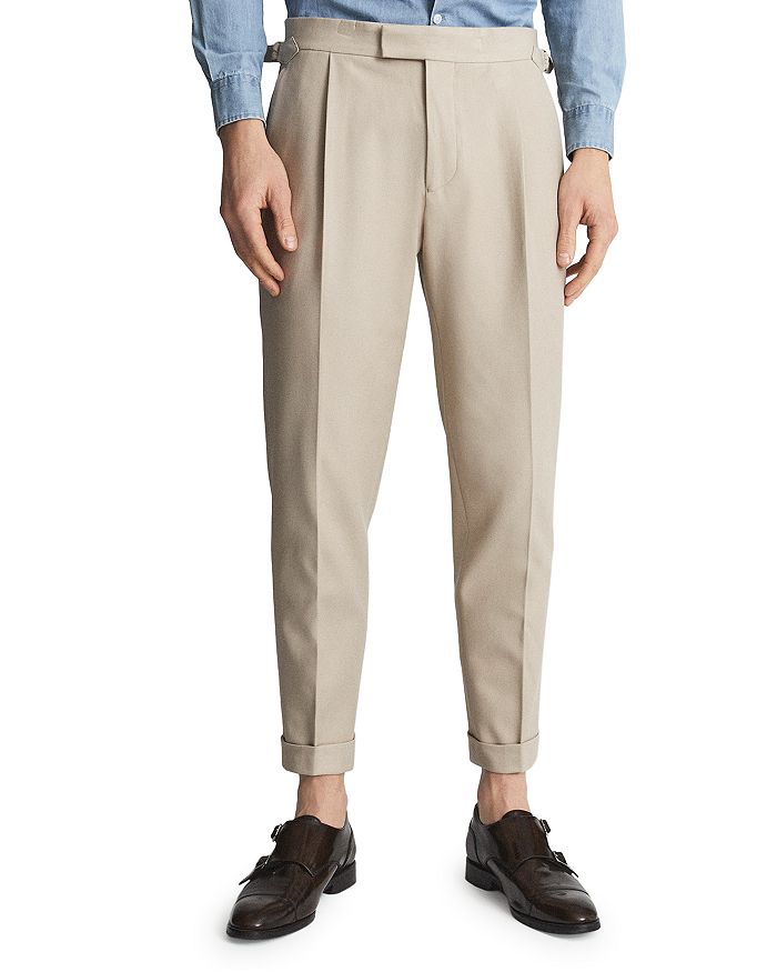 REISS Borough Relaxed Fit Twill Trousers | Bloomingdale's