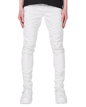 Shop Purple Brand Optic White Skinny Jeans