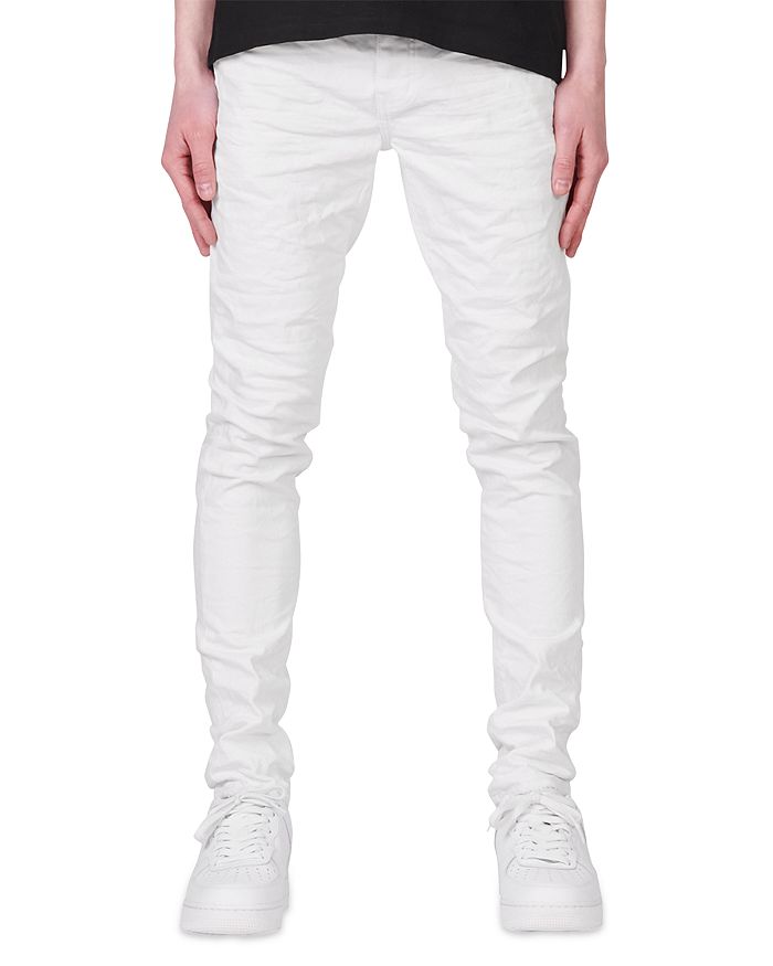 Purple Brand Optic White Skinny Jeans | Bloomingdale's
