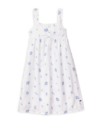 Petite Plume - Girls' Suffolk Seashells Charlotte Nightgown - Baby, Little Kid, Big Kid