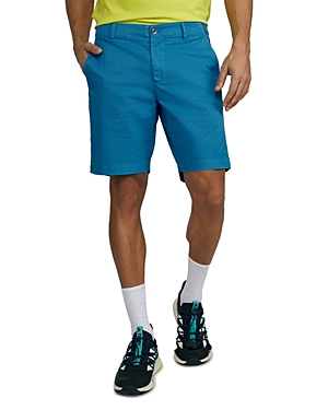Psycho Bunny Diego Stretch Slim Fit Shorts In Blue Clay