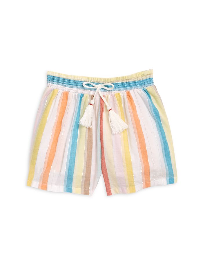 Peek Kids Girls' Multi Stripe Shorts - Little Kid, Big Kid | Bloomingdale's