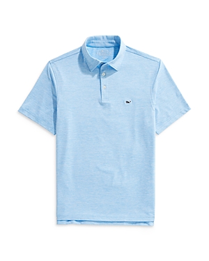 Vineyard Vines St. Jean Stripe Sankaty Regular Fit Polo Shirt In Ocean Breeze Tejeda