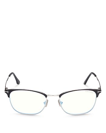 Tom Ford Square Blue Block Glasses, 52mm | Bloomingdale's