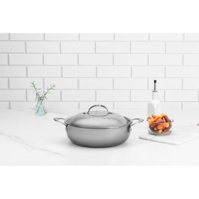 Hestan - NanoBond Molecular Titanium Stainless Steel 5 Qt. Dutch Oven & Lid