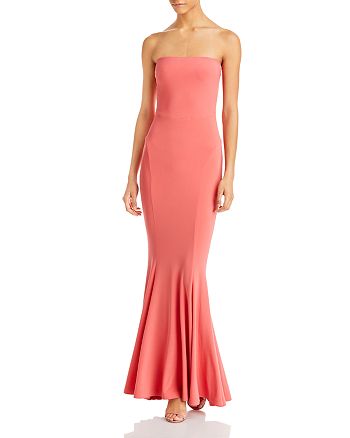 Norma Kamali Fishtail Strapless Gown | Bloomingdale's