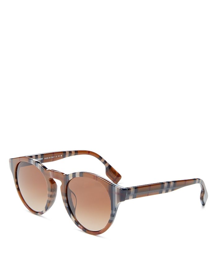 Burberry - Round Sunglasses, 51mm