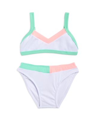 Peixoto - Girls' Tina Ribbed Two Piece Swimsuit - Little Kid, Big Kid