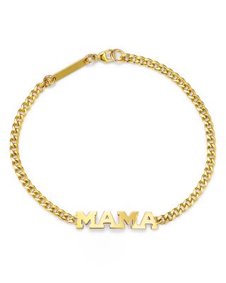 Zoë Chicco - 14K Yellow Gold Personalized MAMA Link Bracelet