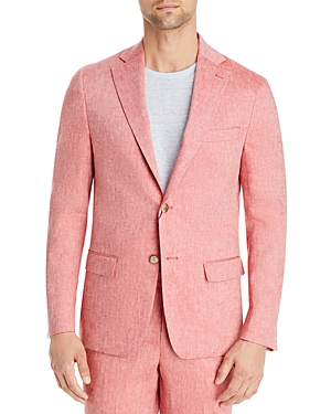 Robert Graham Delave Linen Slim Fit Suit Jacket In Red