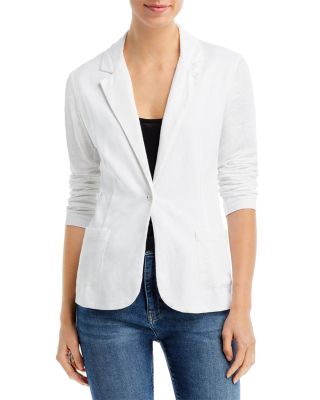 Fitted Linen Blazer