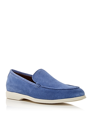 To Boot New York Cassidy Suede Leather Loafers In Caponi Denim
