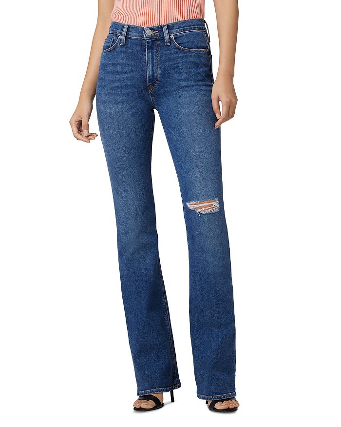 Hudson Barbara High Waist Bootcut Jeans in Spades | Bloomingdale's