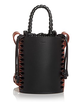 Chloé - Louela Mini Color Block Leather Bucket Bag