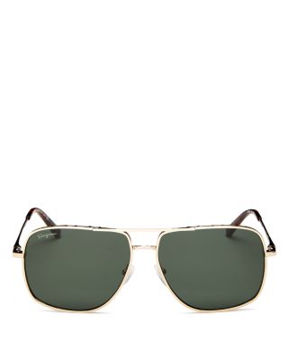  Brow Bar Aviator Sunglasses, 60mm