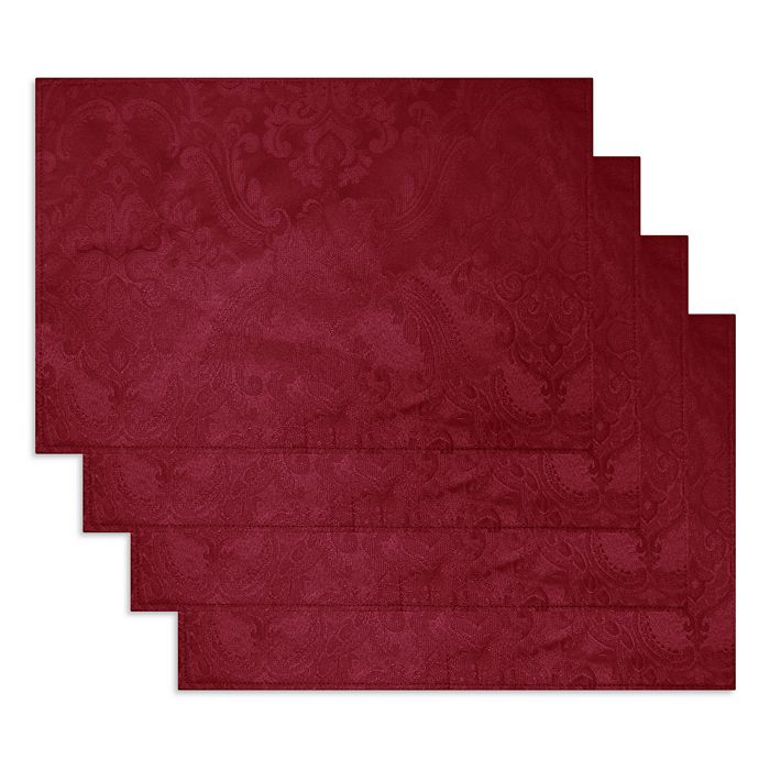 Elrene Home Fashions Elrene Caiden Elegance Damask Placemat, Set of 4