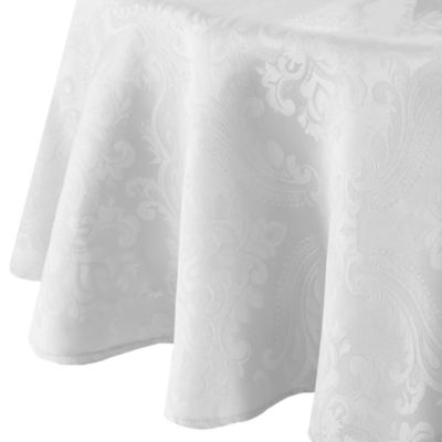 Caiden Elegance Damask Round Tablecloth, 70&amp;quot; x 70&amp;quot;