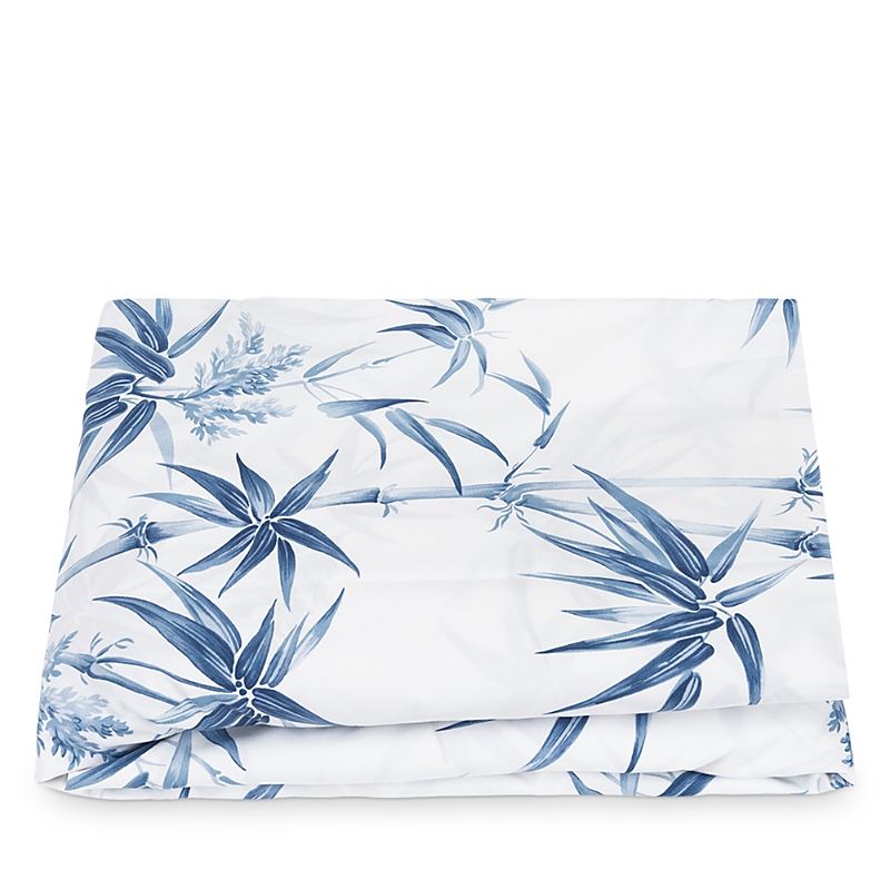 Matouk Dominique Fitted Sheet, Queen In Azure