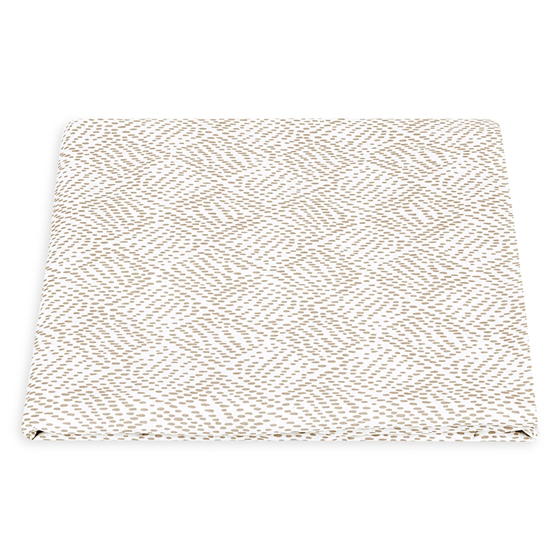 Matouk Duma Diamond Fitted Sheet, Queen In Dune