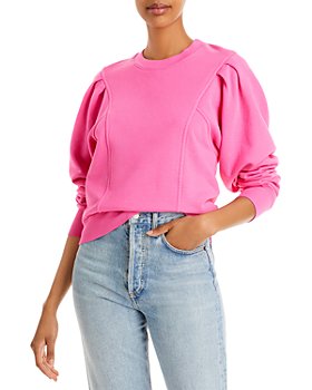 Sundry - Pleated Cotton Sweatshirt