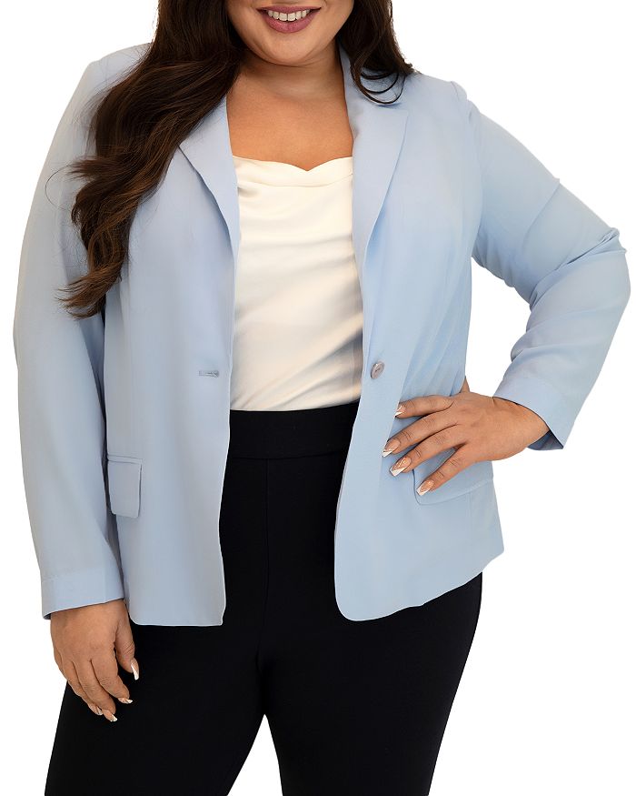 Plus size deals crepe blazer