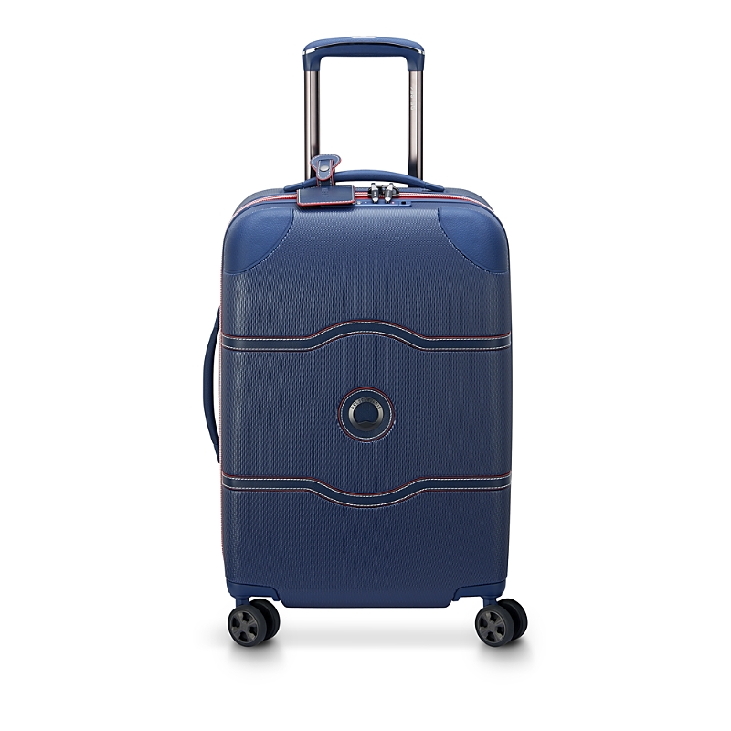 Shop Delsey Paris Delsey Chatelet Air 2 Carryon Spinner Suitcase In Navy/blue