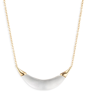 ALEXIS BITTAR CRESCENT NECKLACE, 16-19