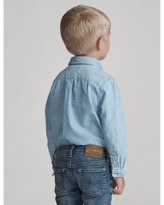 Boys' Chambray Button-Down Shirt - Little Kid