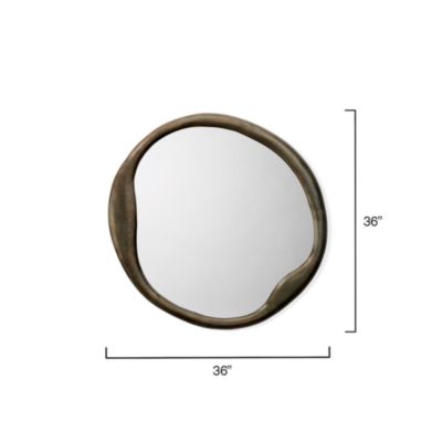 Organic Round Mirror