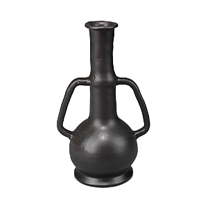 Shop Jamie Young Horton Handled Vase In Black