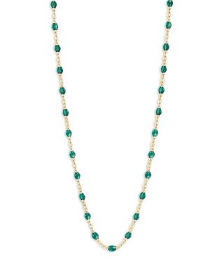 Gigi Clozeau 18K Yellow Gold Classic Gigi Resin Bead Collar Necklace, 17.7